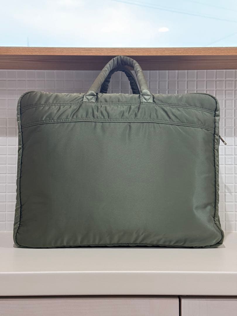 良品】廃番 ポーター PORTER タンカー 2WAY バッグ セージグリーン