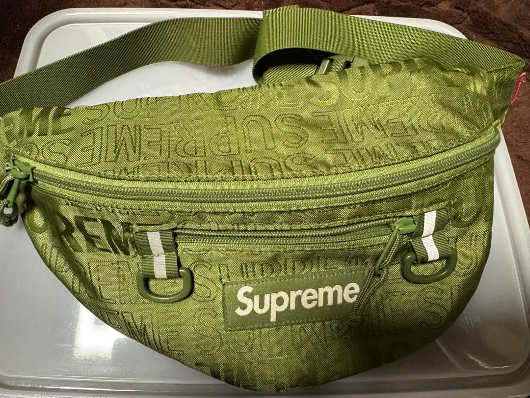 バッグ Supreme 19SS Waist Bag \"Olive\"