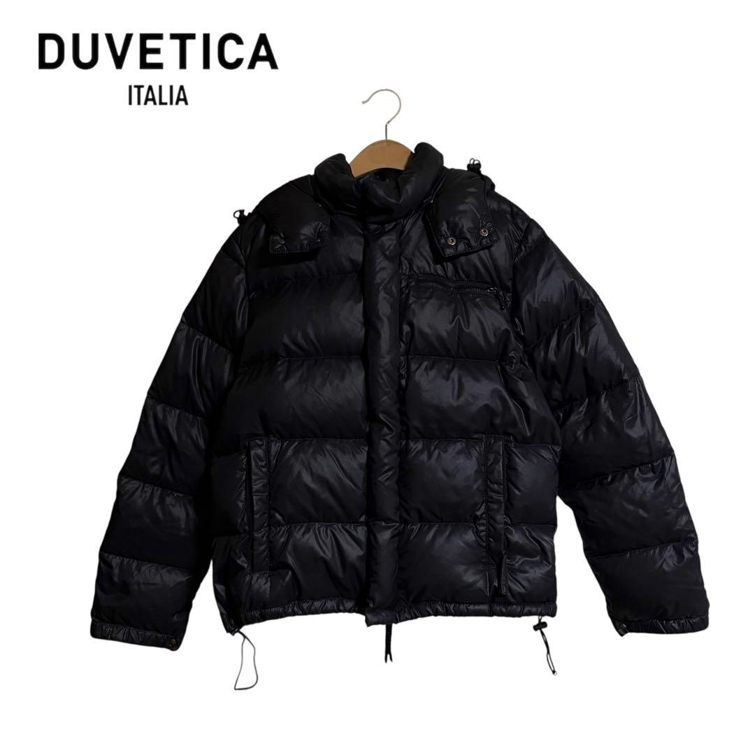 DUVETICA デュベティカ ショートダウンジャケット ブラック　44 XL DUVETICA（デュベティカ） ダウンコート ダウンジャケット DUVETICA