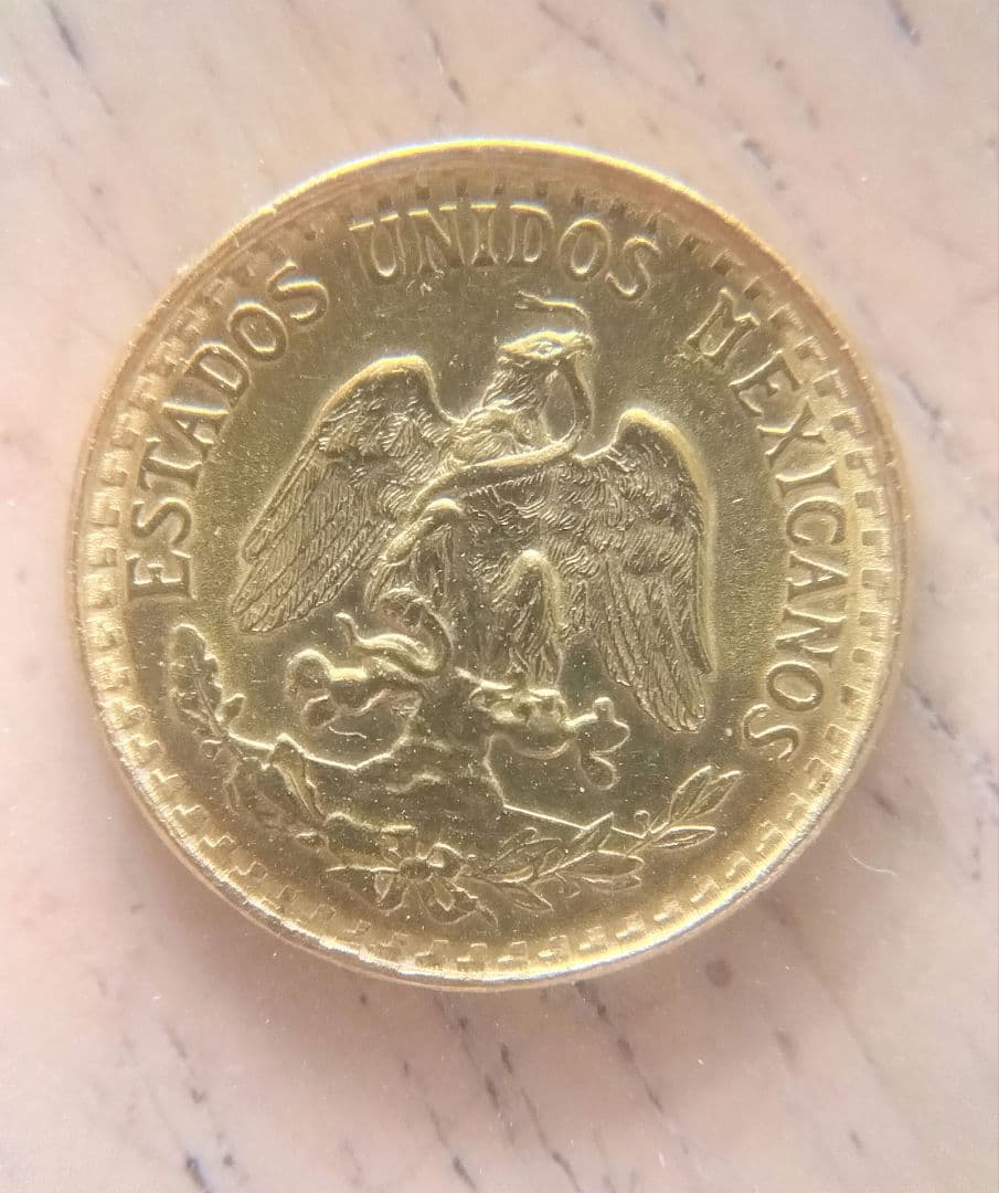 1945年 メキシコ 2ペソ金貨 希少 ゴールド - メルカリ