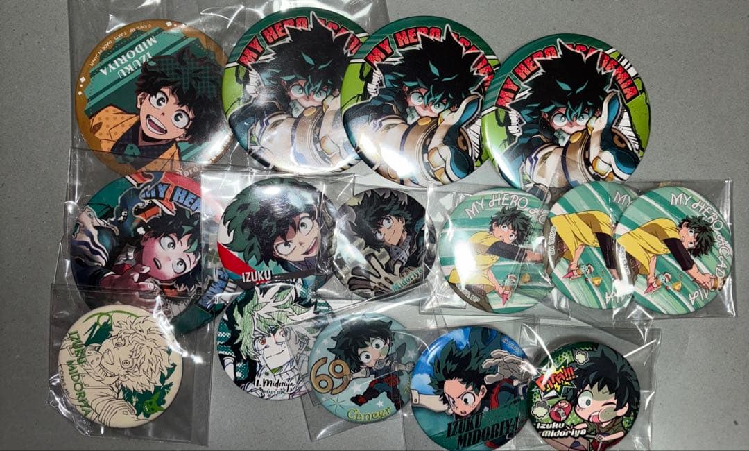 ヒロアカ 緑谷出久 缶バッジ まとめうり - メルカリ