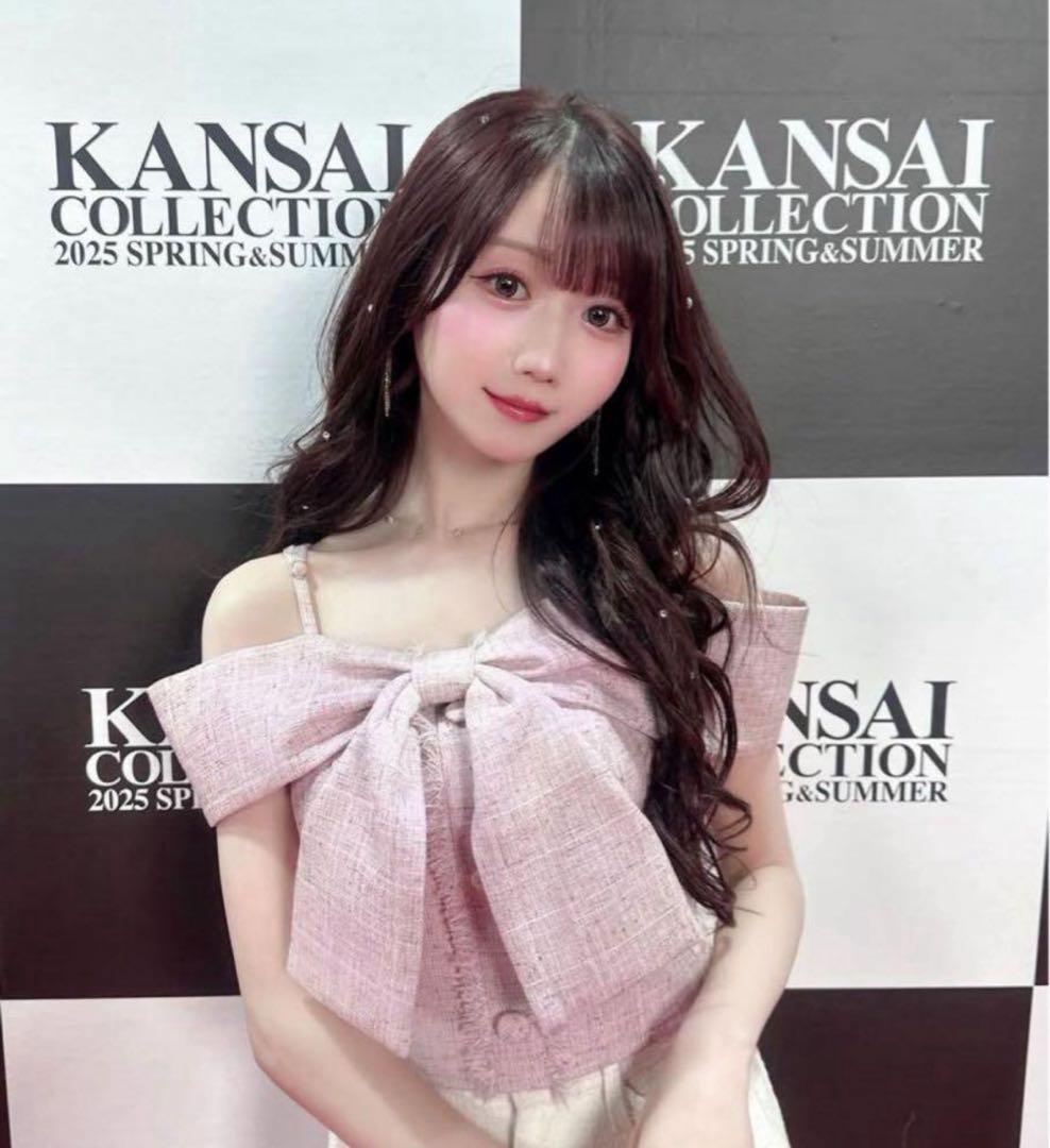 lip service ツイードリボンオフショルトップス ピンク LIP SERVICE（リップサービス）｜ ツイードリボンオフショルトップス