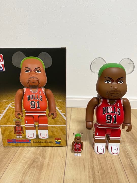 希少】BE@RBRICK Dennis Rodman 100％ ＆ 400％ - メルカリ