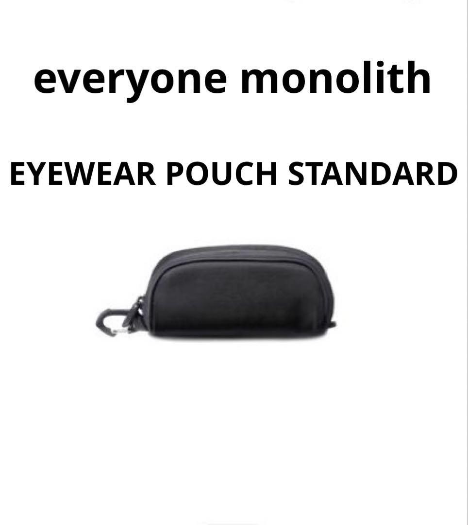 メガネ・老眼鏡 everyone monolith EYEWEAR POUCH STANDARD PAPERBACK POUCH STANDARD EO BLACK | everyone