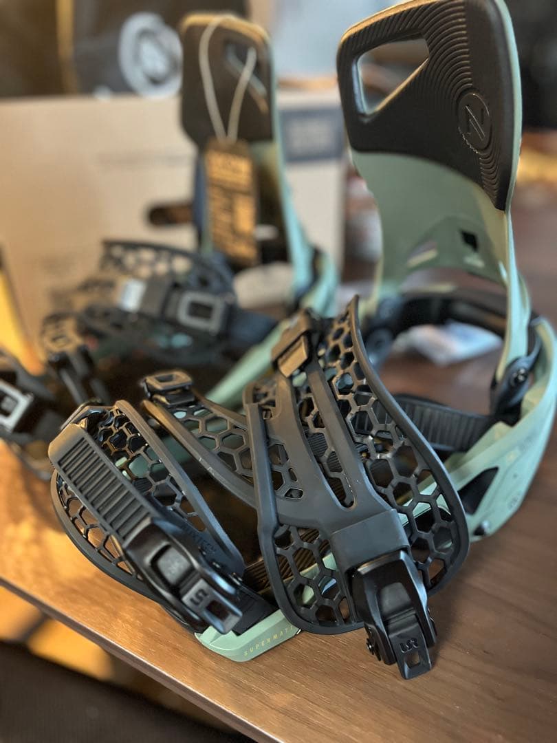 値下げ！！Nidecker スノーボード ビンディング ブラック/グリーン