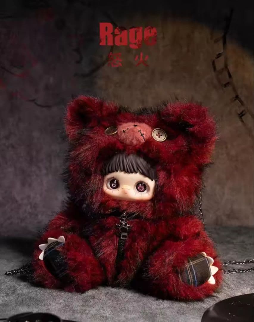 【袋未開封品】Maymei メイメイ新作 反逆シリーズ レッド(烈火)400%熊