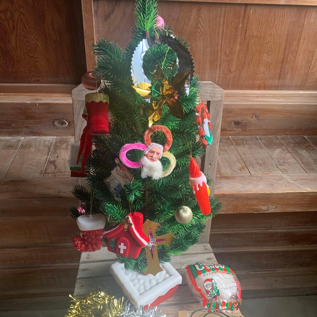 昭和レトロ クリスマスツリーセット - メルカリ