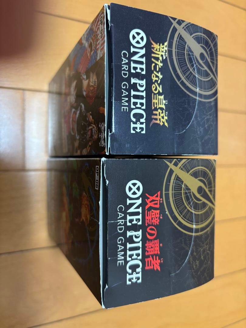 ワンピースカード 新たなる皇帝 双璧の覇者 どちらもテープカット