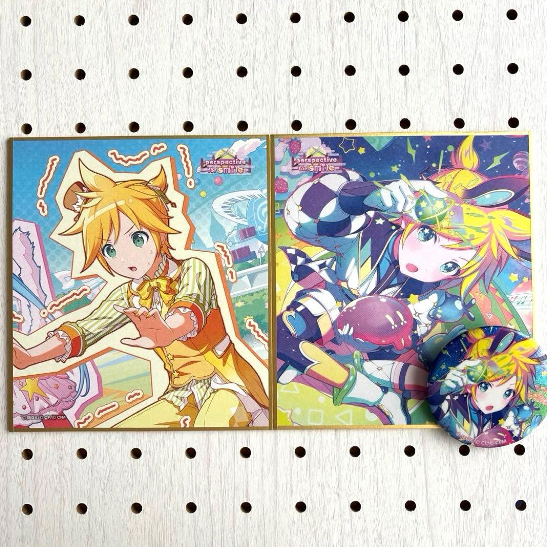 プロセカ 色紙 缶バッジ 鏡音レン 3点セット - メルカリ