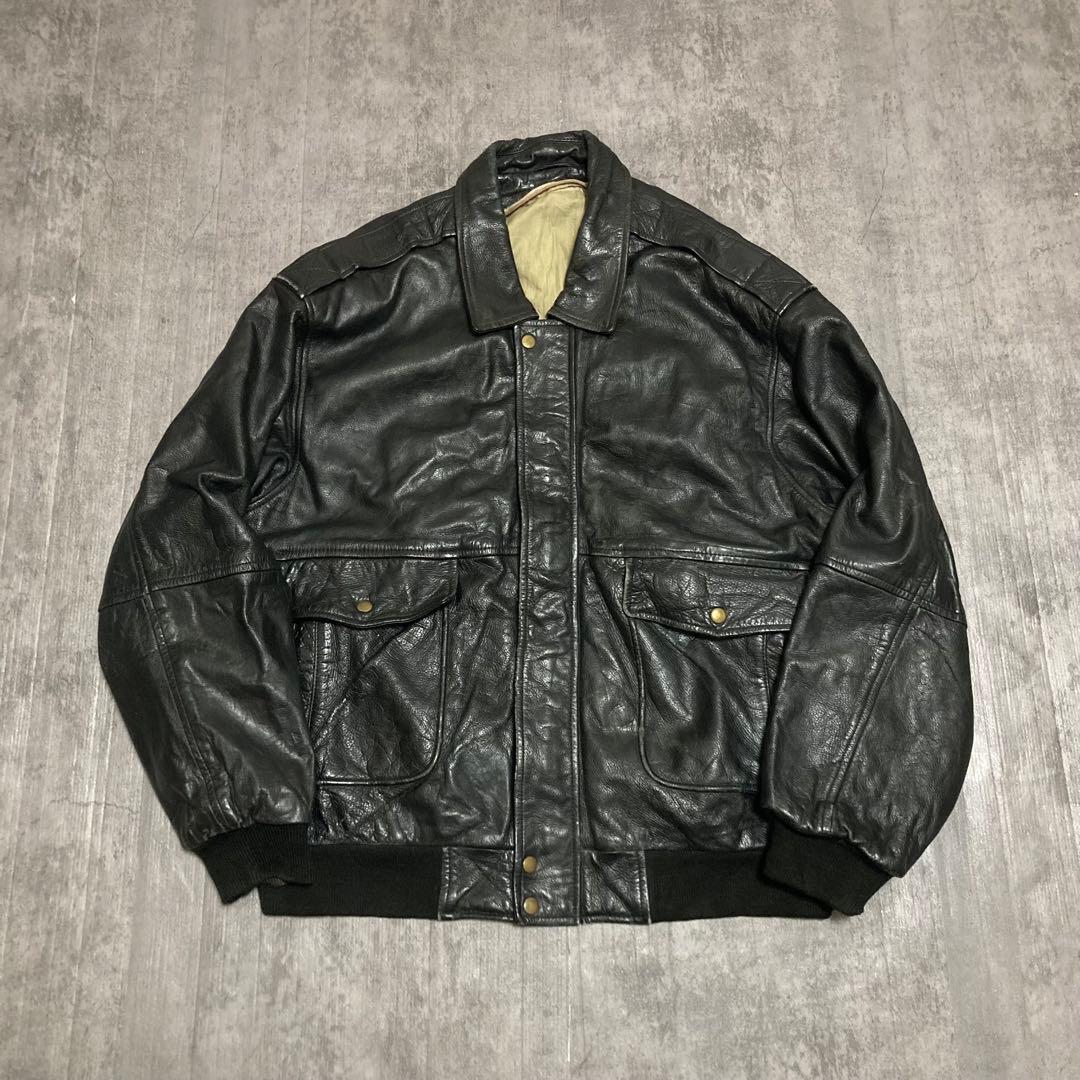 ジャケット・アウター 90s vintage A-2 flight leather jacket