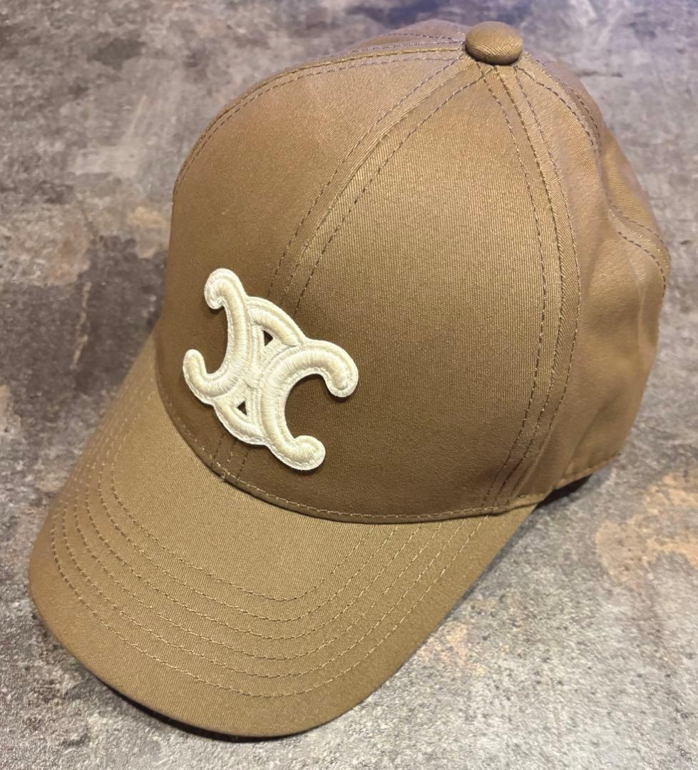 CELINE トリオンフ キャップ マロングラッセ - メルカリ