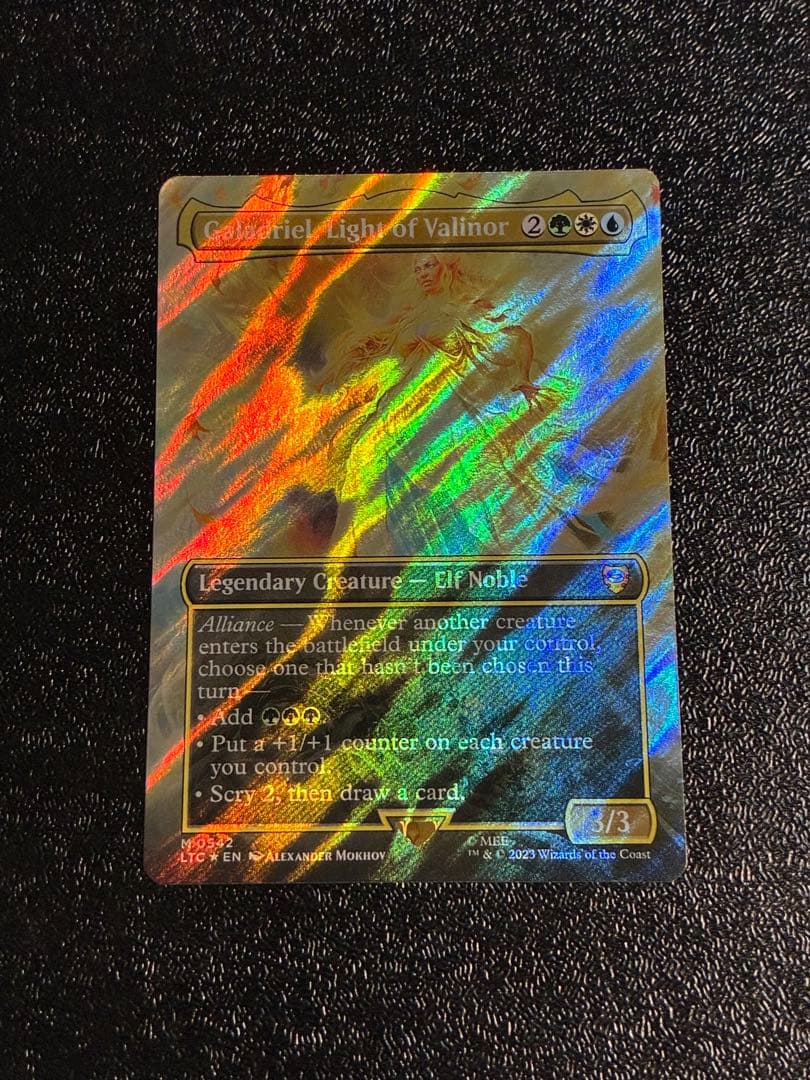 指輪物語Galadriel, Light of Valinor サージfoil Galadriel, Light of Valor Surge Foil TL21 – Tolarian Library