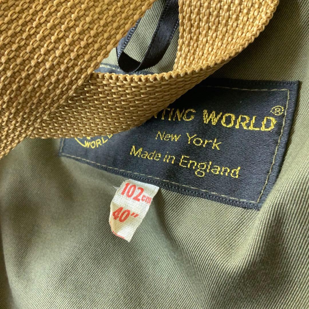 英国製Hunting Worldエクスプローラーパーカー オリジナル40オリーブ