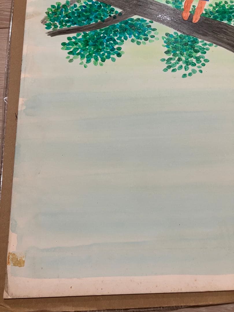 田畑精一先生の肉筆原画ワンダーブック昭和50年8月号に採用おしいれの