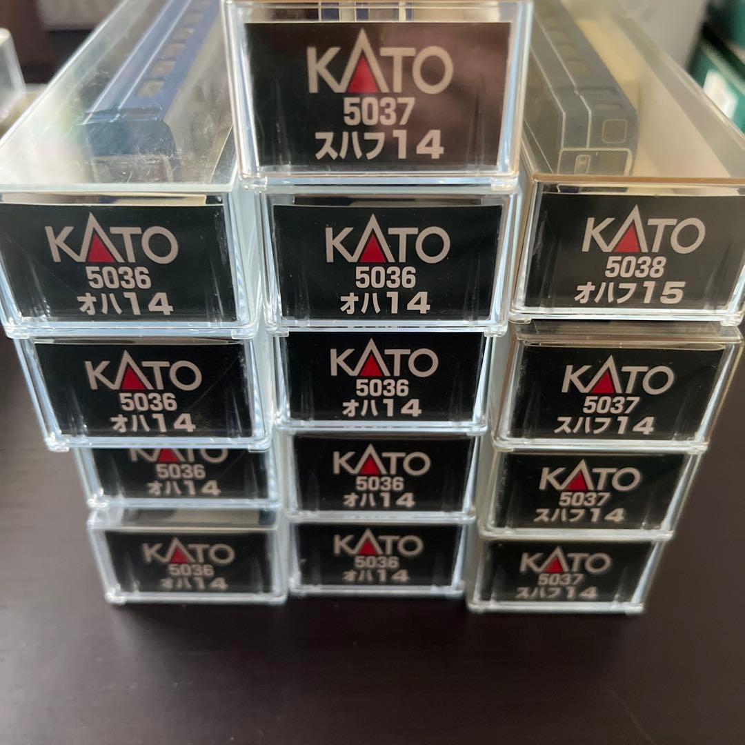 KATO Nゲージ 14系客車　13両セット KATO スハフ14を弄る。その2 14系JR仕様Assyパーツを使って旧製品を
