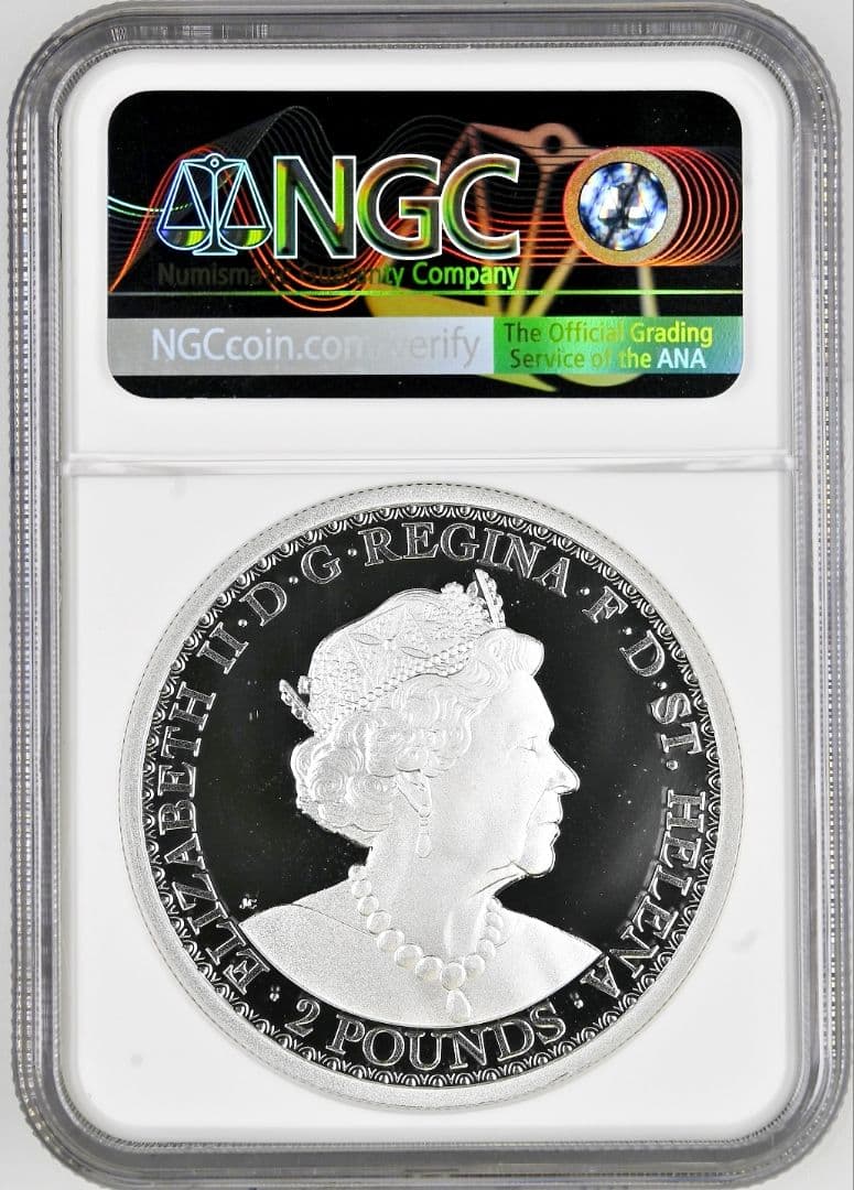 2022年 セントヘレナ ウナとライオン 2オンス 銀貨 NGC PF70 UC - メルカリ