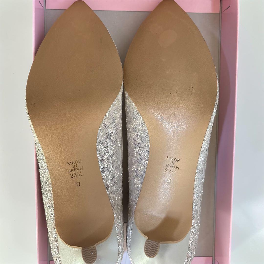 DIANA 【23.5cm】グリッターチュール 5cmヒール パンプス - メルカリ