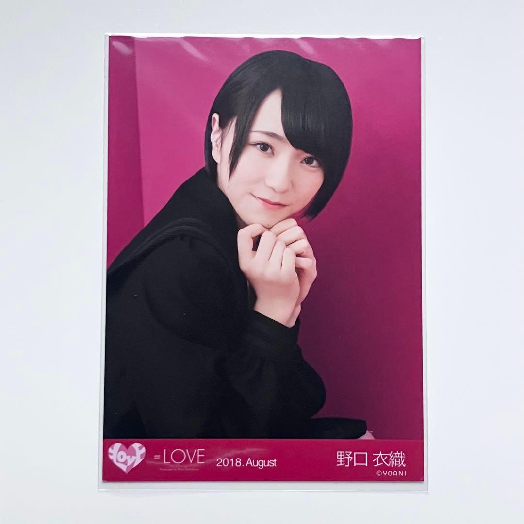 LOVE イコラブ 生写真 赤背景1 野口衣織 1枚 - メルカリ