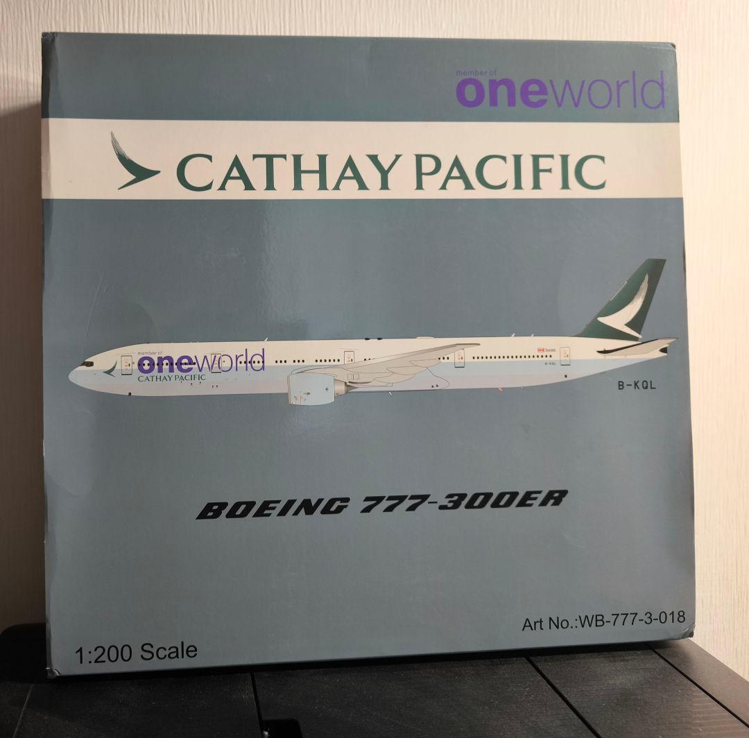 inflight 1/200キャセイパシフィック　777-300ER B-KQL