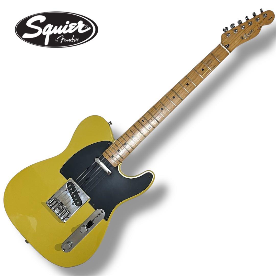 希少 Squier by fender 日本製 テレキャスター エレキギター Squier by Fender SONIC TELECASTER Laurel Fingerboard Black