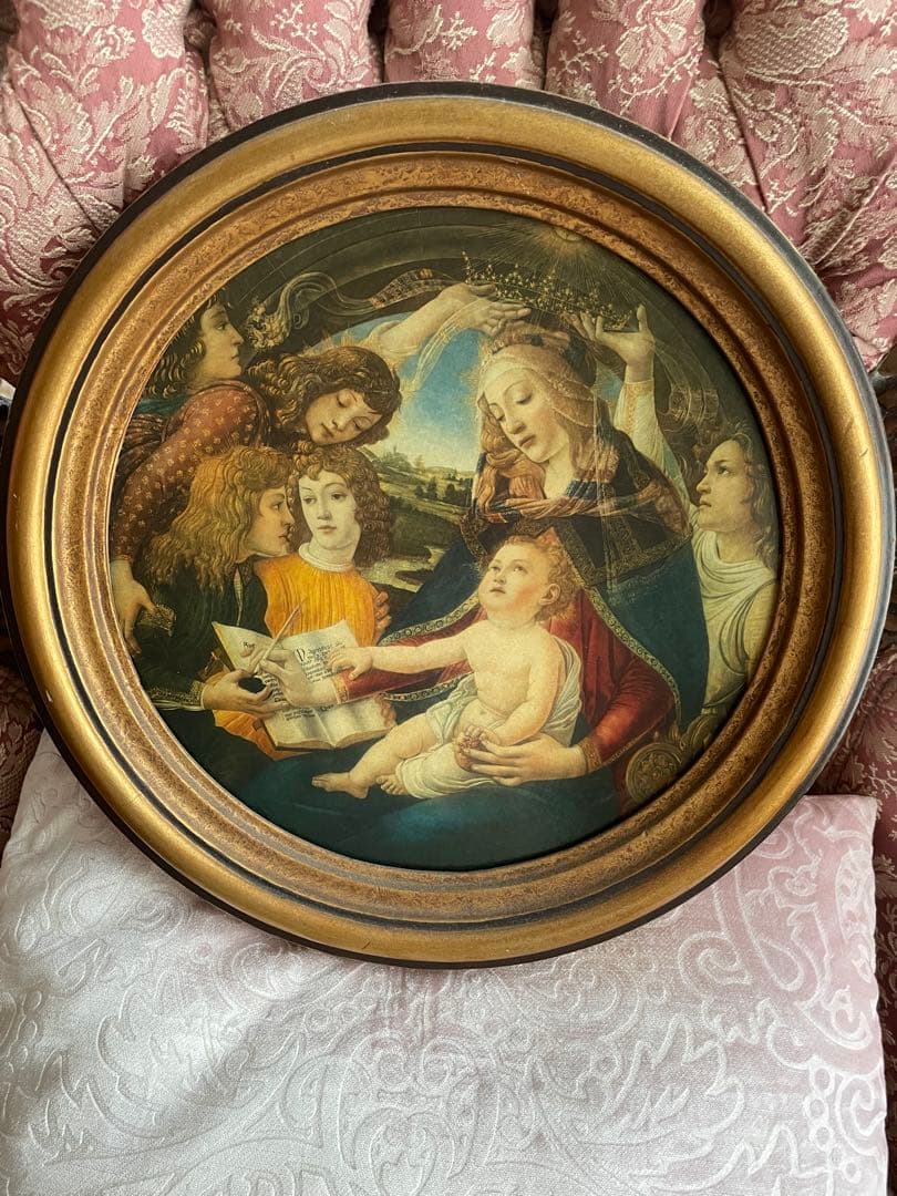 mimi☆アンティーク☆オーバルフレーム絵画