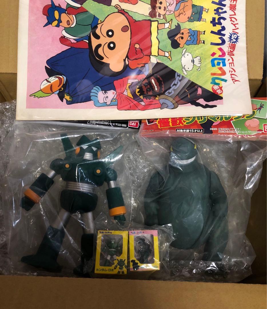 未開封 クレヨンしんちゃん カンタム•ロボ 怪獣シリマルダシ ソフビ フィギュア