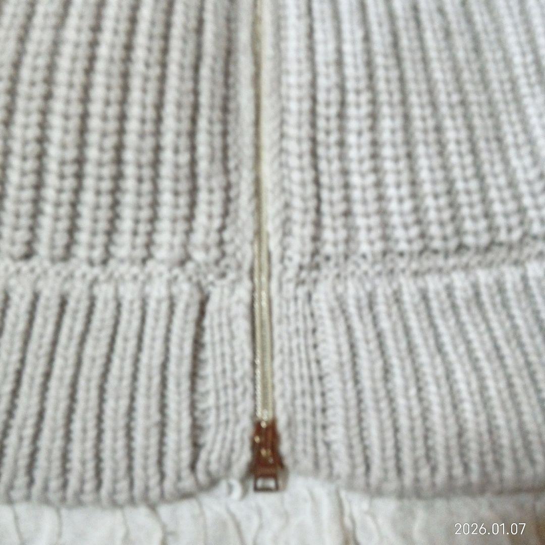 雑誌掲載 鈴木保奈美さん着用 美品 ヘルノ 異素材 ダウン ニット