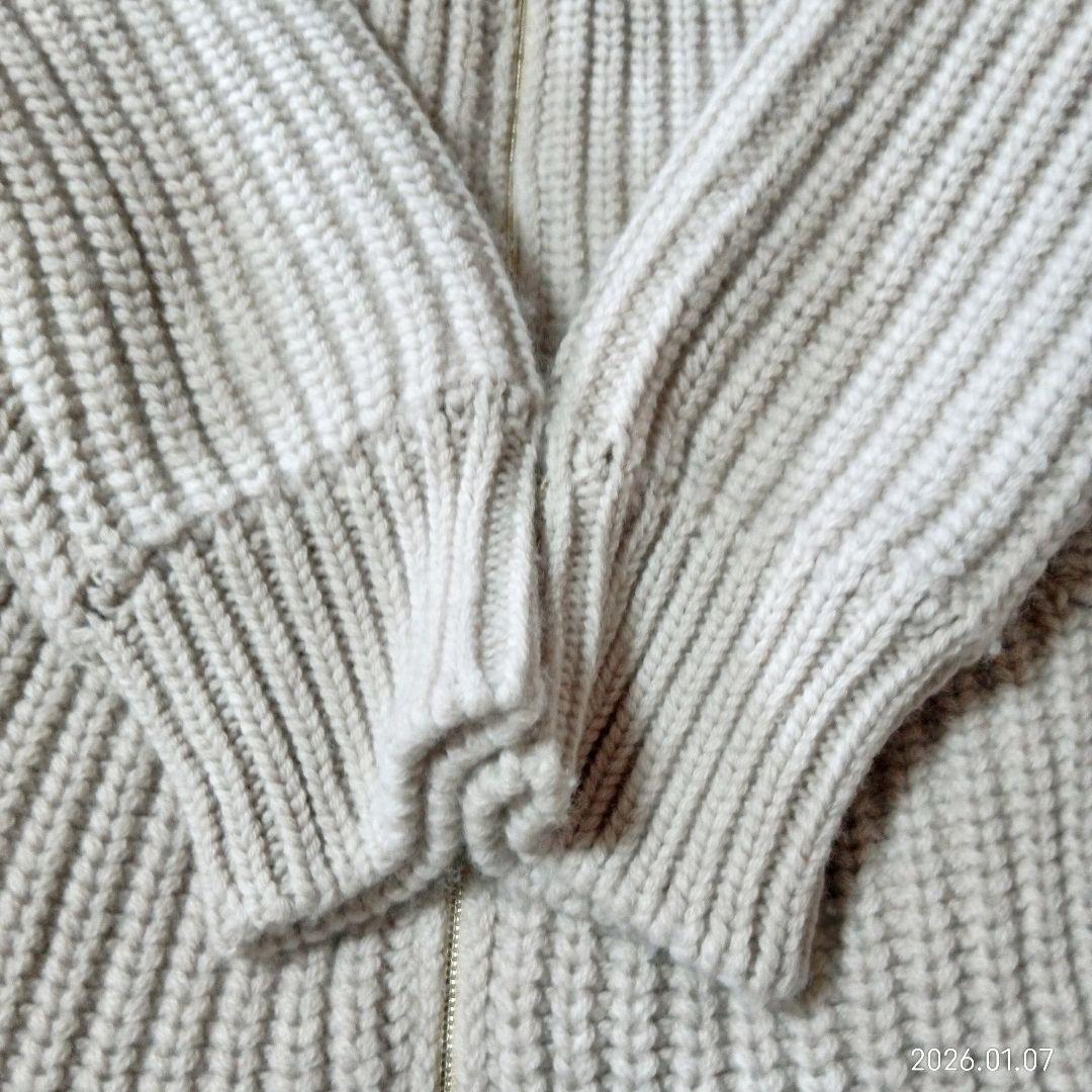 雑誌掲載 鈴木保奈美さん着用 美品 ヘルノ 異素材 ダウン ニット