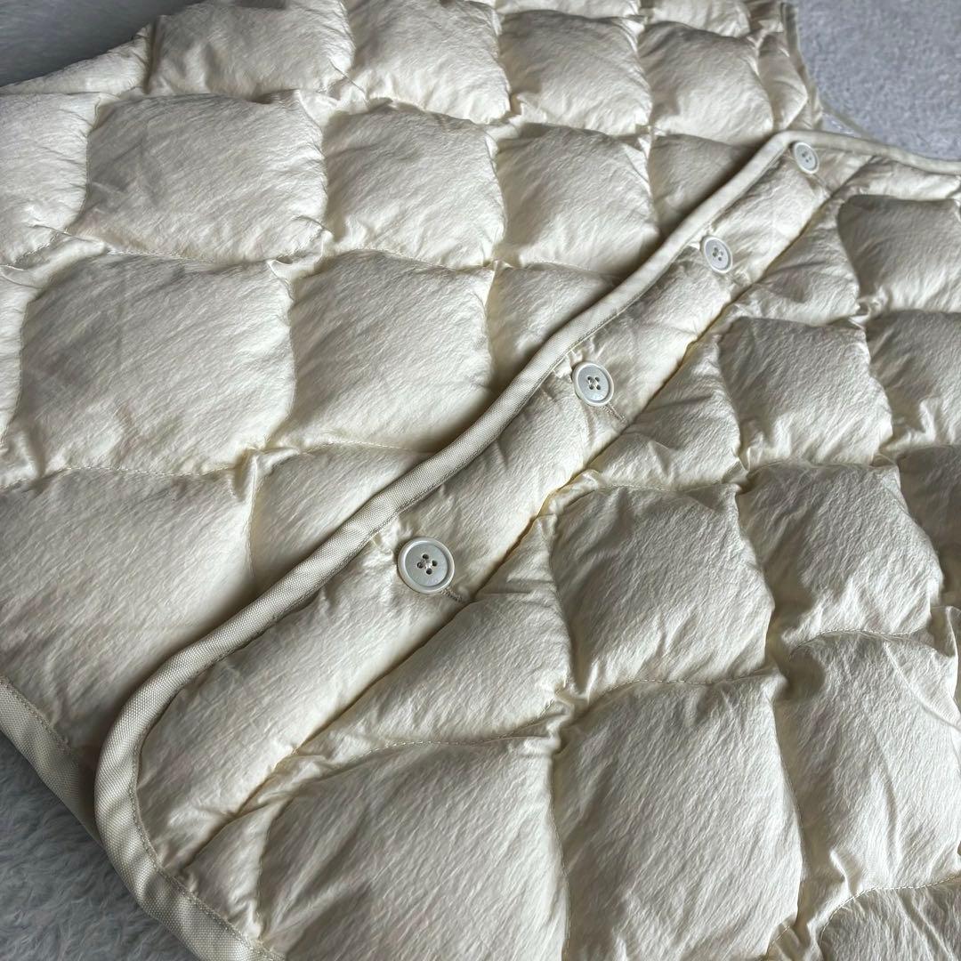 美品 オーシバル Bshop 撥水 キルトダウンカラーレスジャケット 2 生成
