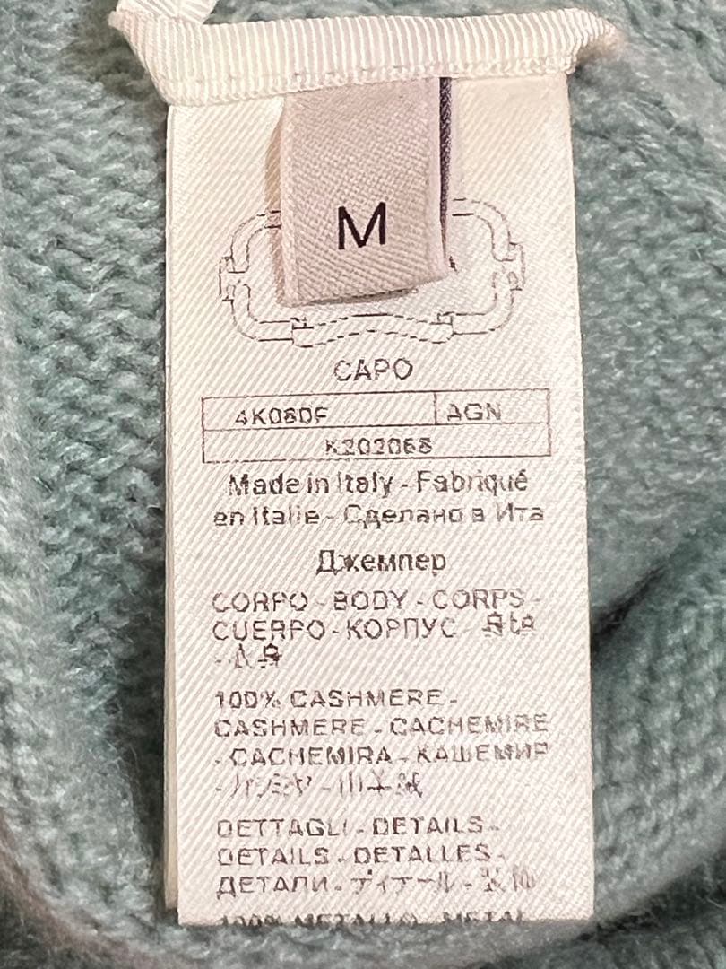 柿*種様 AGNONA アニオナ カシミヤ100% ハイネックセーター（新品未使