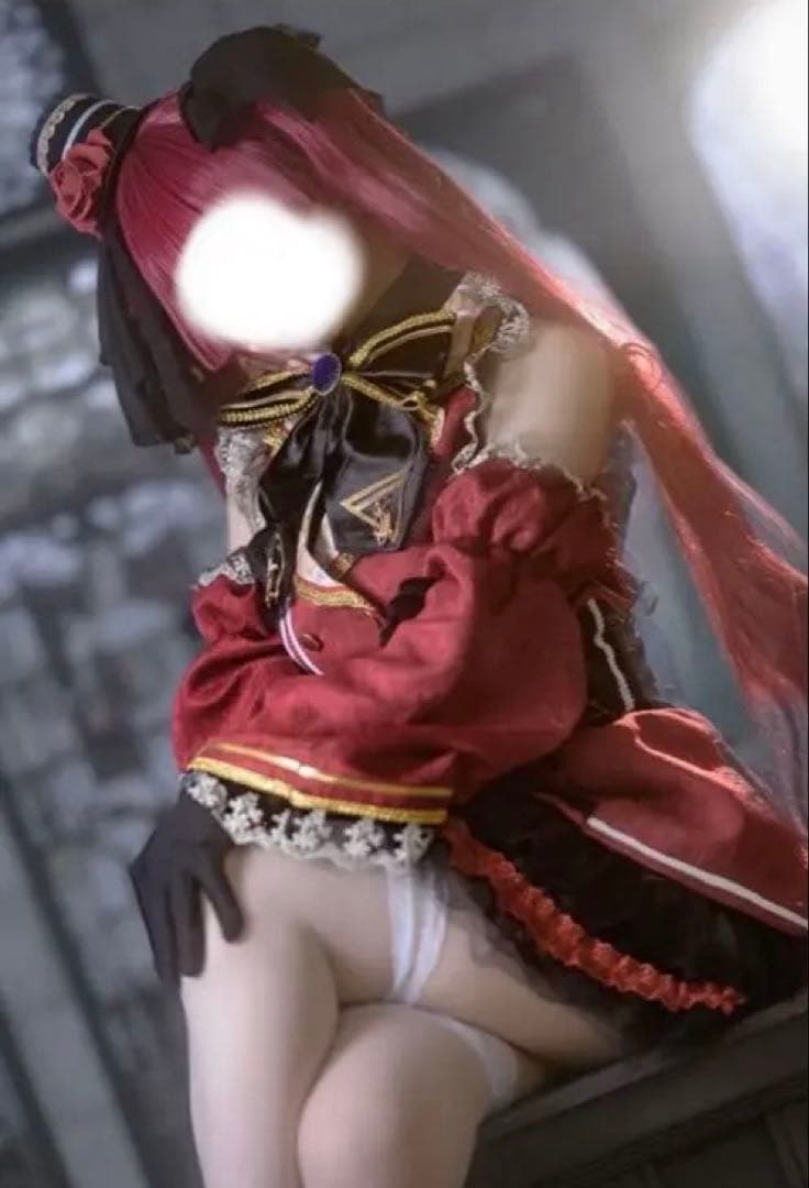 宝鐘マリン ゴスロリ衣装 ホロライブ コスプレ ウィッグ付き hololive ホロライブ 宝鐘マリン ゴスロリ衣装 コスプレ衣装 - Costowns