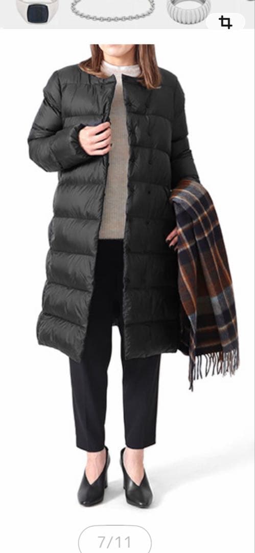 ゆーさん専用PYRENEX ×SHIPS ノーカラー コクーン ライトダウン PYRENEX COCOON ピレネックス コクーン ノーカラー ダウンジャケット