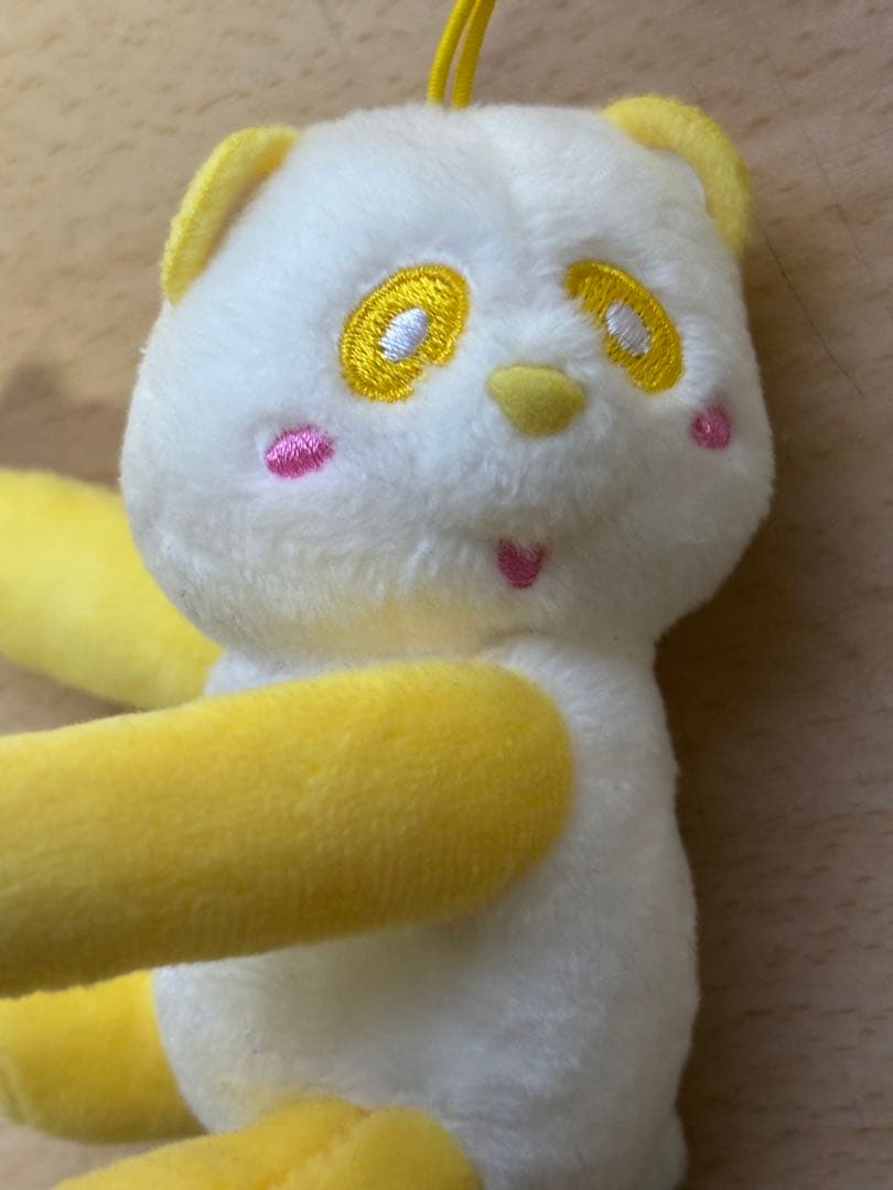 えーパンダ AAAグッズ えーパンダ ぬいぐるみ キーホルダー 黄