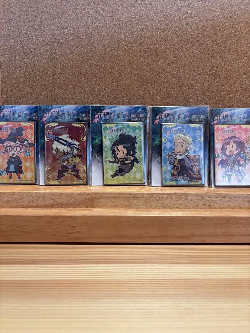 新世界樹の迷宮2 コラボカフェスクエアマグネット未開封品