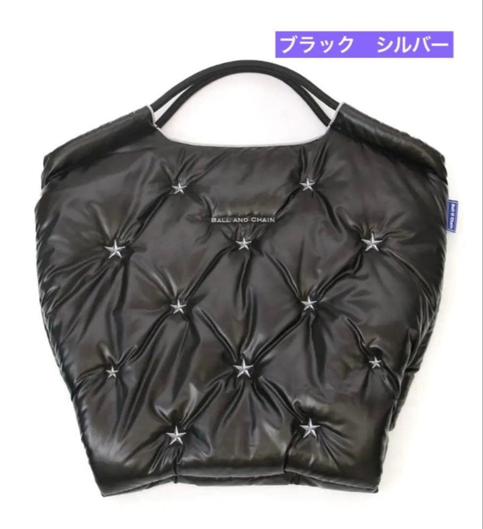 Ball＆Chain ボールアンドチェーン M ブラック　シルバー　中綿　完売