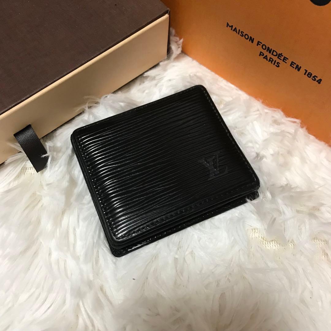 ヴィトン　エピ　 ポルト・モネ・ボワット　ブラック　ケース ルイヴィトンポルトモネ ボワット 14127 ノワール メンズ エピレザー