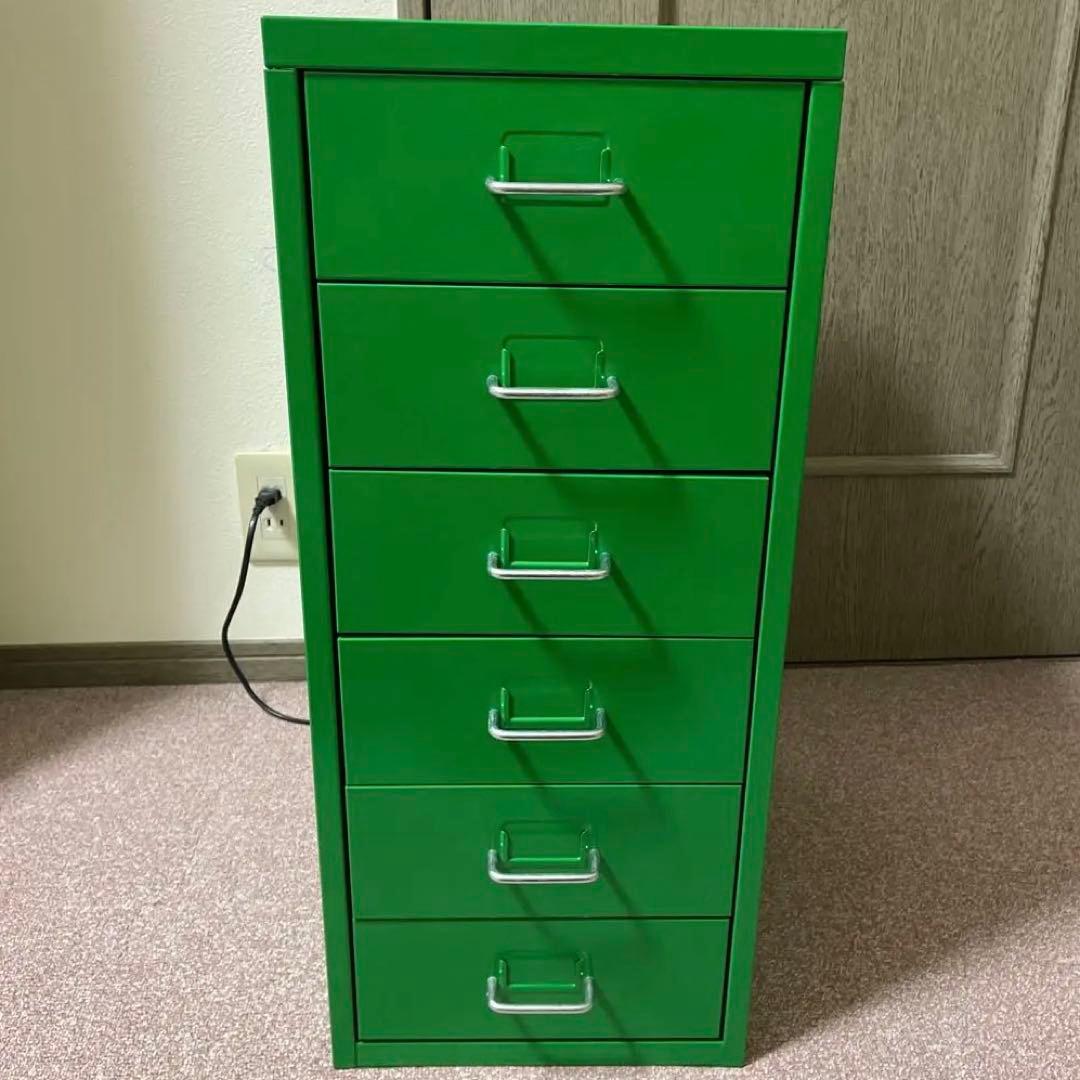 IKEA イケア HELMER ヘルメル 引き出しユニット グリーン 緑 - メルカリ