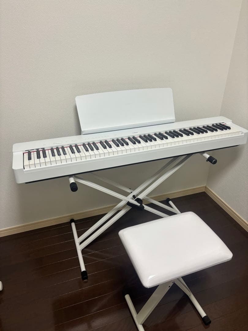 YAMAHA P-225 WH 電子ピアノ 88鍵盤 美品2024年製
