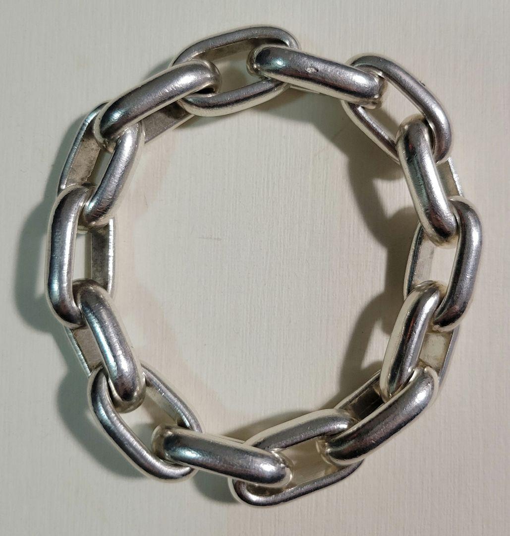 vintage Silver　bracelet　アクロバット　オーバル　925