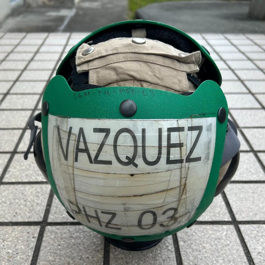 米軍　デッキクルーヘルメット　FLIGHT DECK　グリーン　ミリタリー ・３