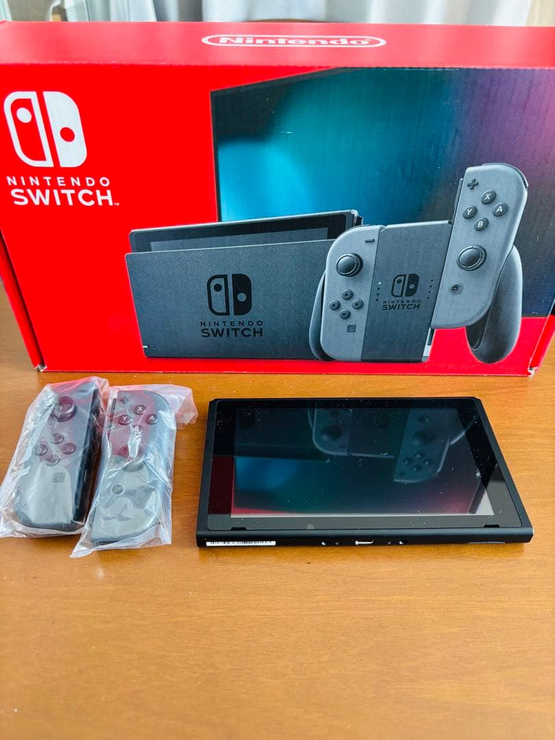 Nintendo Switch 本体 グレー Joy-Con 2個セット Nintendo Switch 本体【Joy-Con(L)/(R) グレー】 | 任天堂 | HAD-S