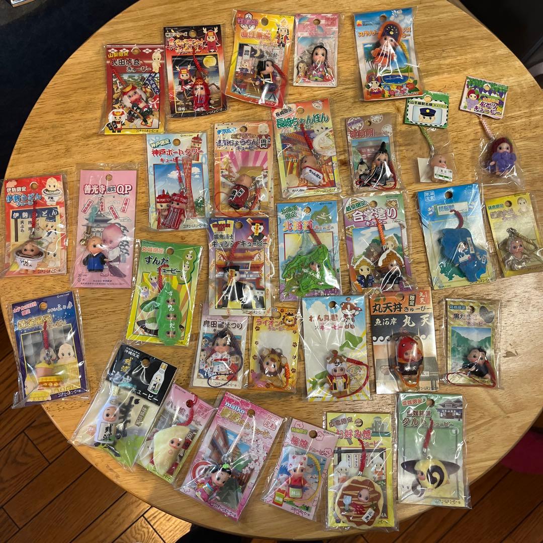 キューピーご当地ストラップ 31個セット+おまけ 未開封未使用 ご当地キューピー ストラップ キーホルダー 未開封 26点セット おまけ