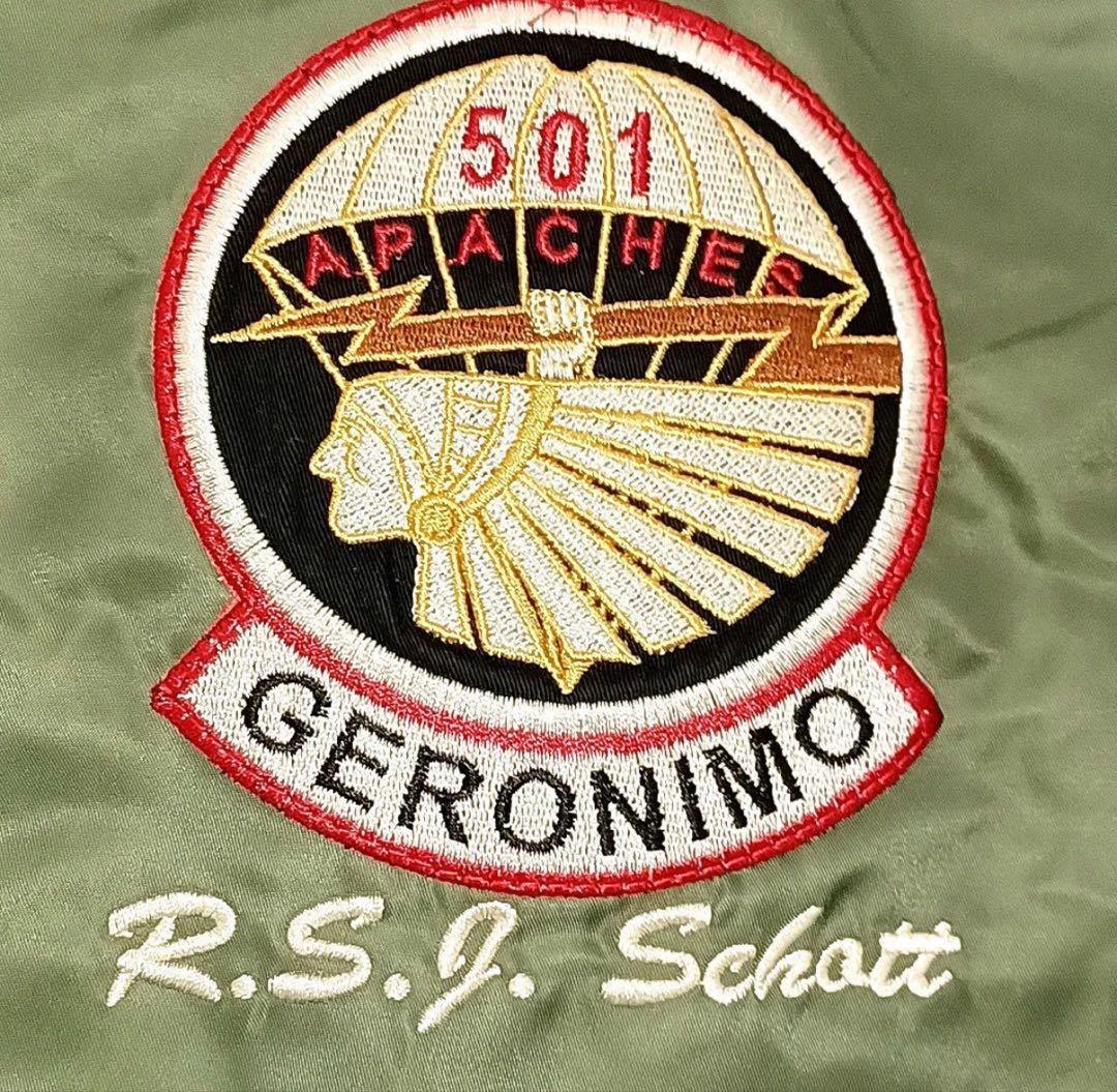 Mサイズ日本Lサイズぐらい】Schott NYC MA-1 APACHE - メルカリ