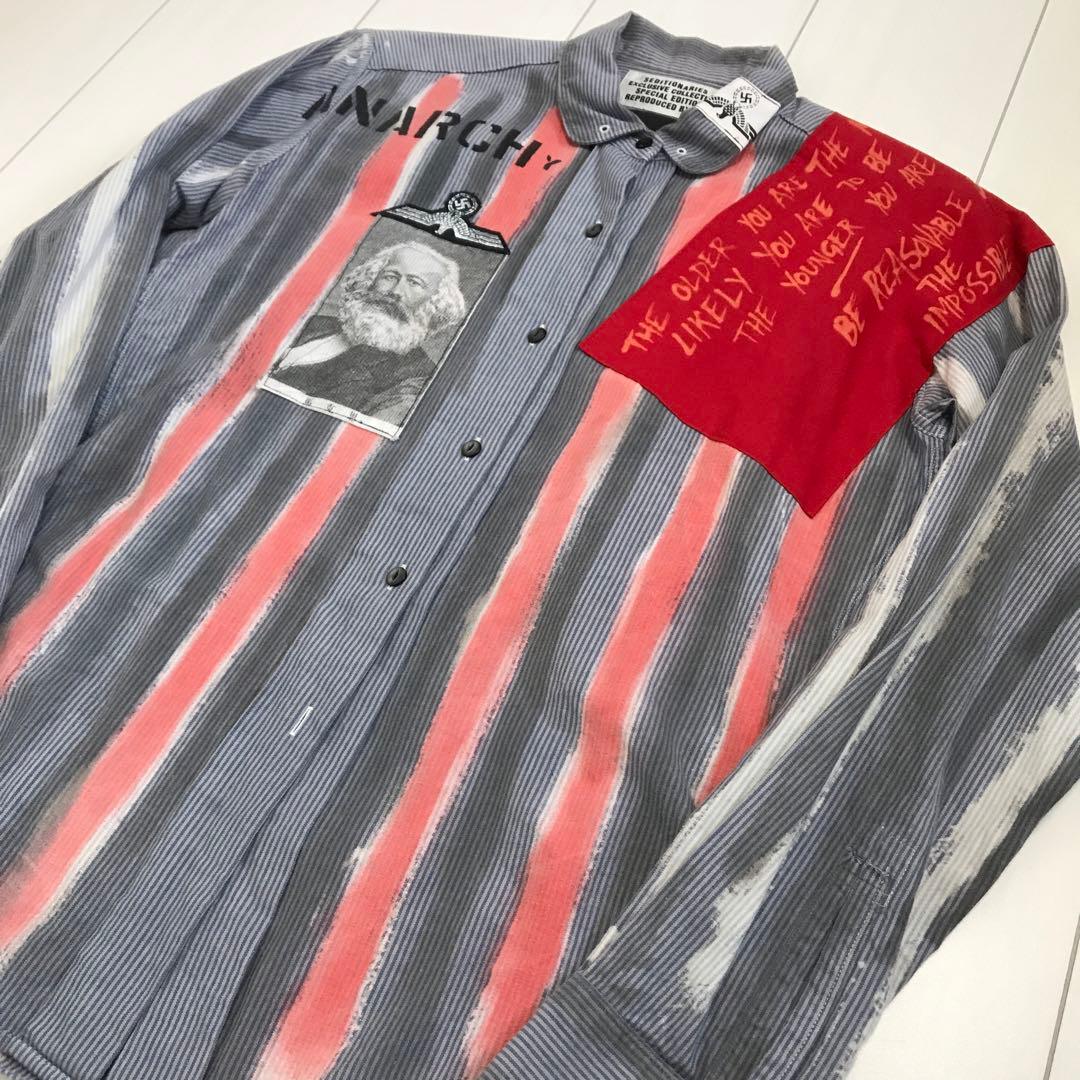 ブランド古着！日本製 666 SEDITIONARIES アナーキーシャツ シド
