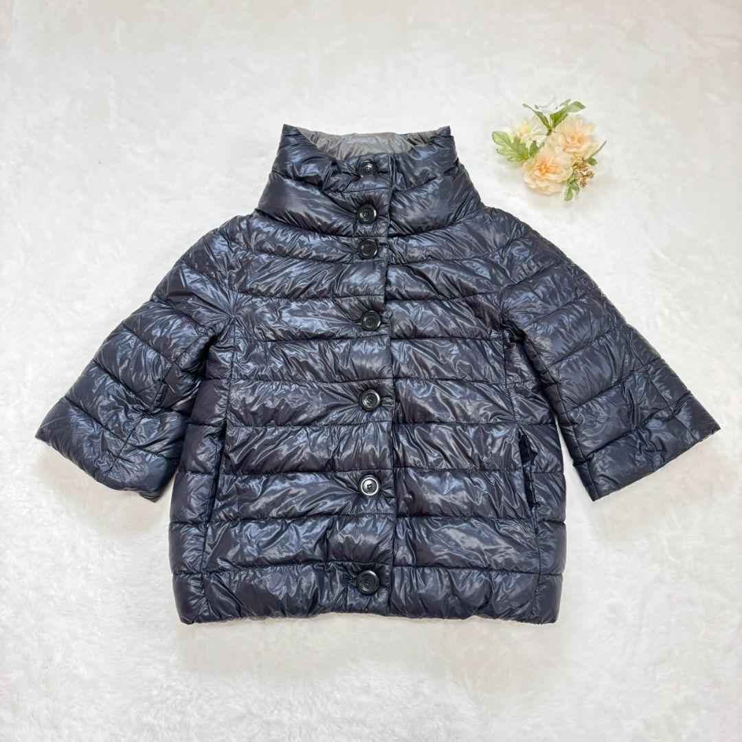 HERNO　ヘルノ　ダウンジャケット　黒　ブラック　42