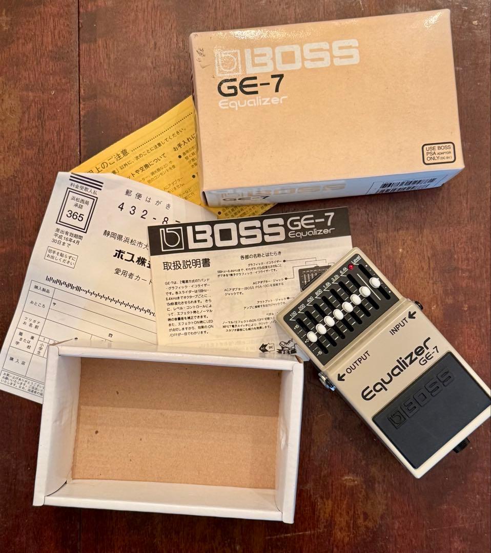 極美品】BOSS GE-7 イコライザー - メルカリ