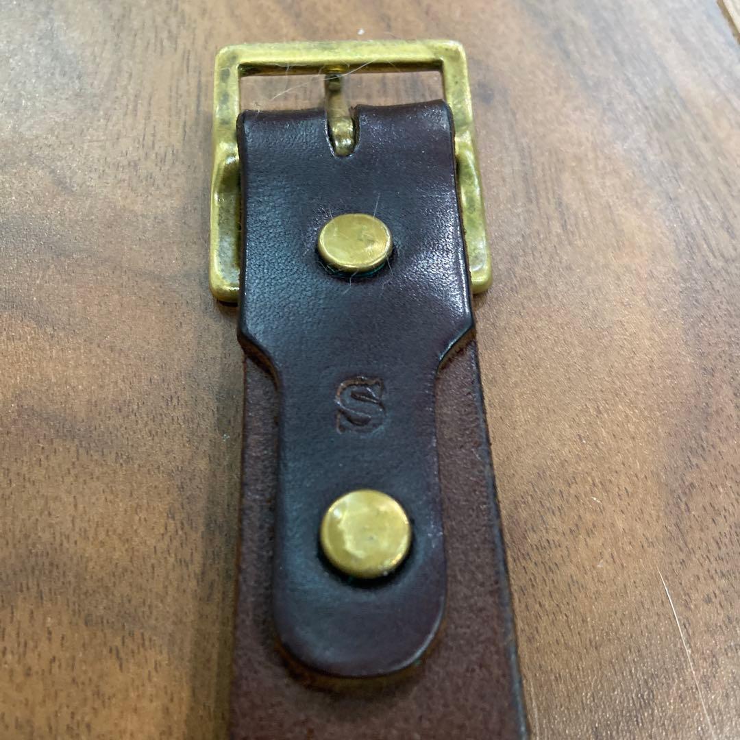 HIDE AND SEEK別注 HTC ナローベルト オレンジ&クリアストーン - メルカリ