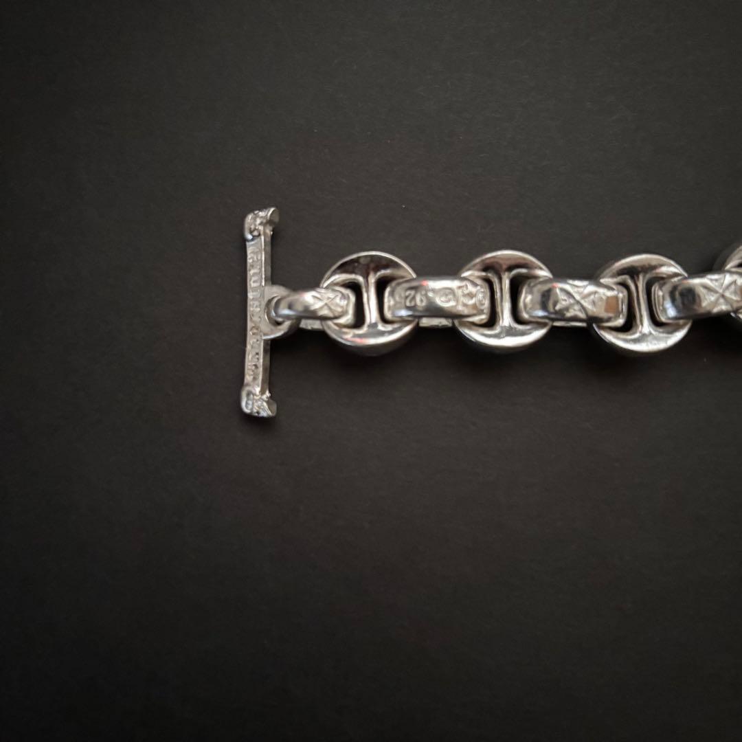 80sヴィンテージ メキシカンチェーン ドッグブレスレットシルバー925