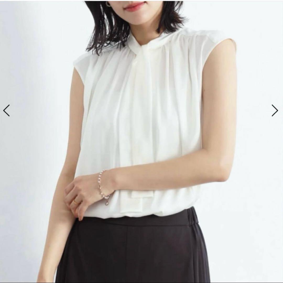 新品 ヤマダヤ FENNEL サテン×カットソーボウタイブラウス - メルカリ