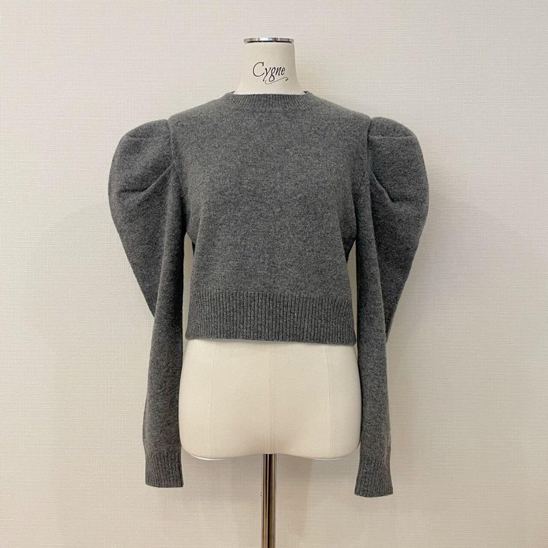 cygne シーニュ ポワンニット Nicole グレー - メルカリ